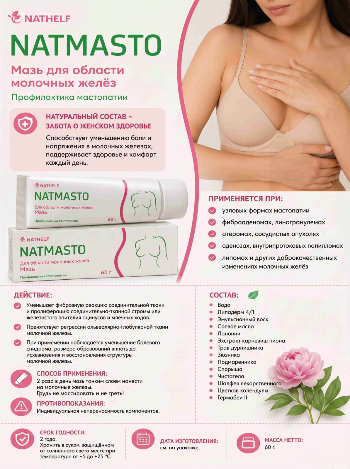 Natmasto — действие, состав и способ применения