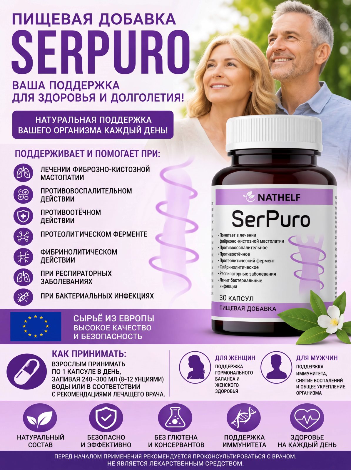 SerPuro — польза и способ применения